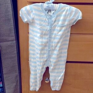 Angel Dear Organic Cotton Light Sweater Knit Onesie 3M
